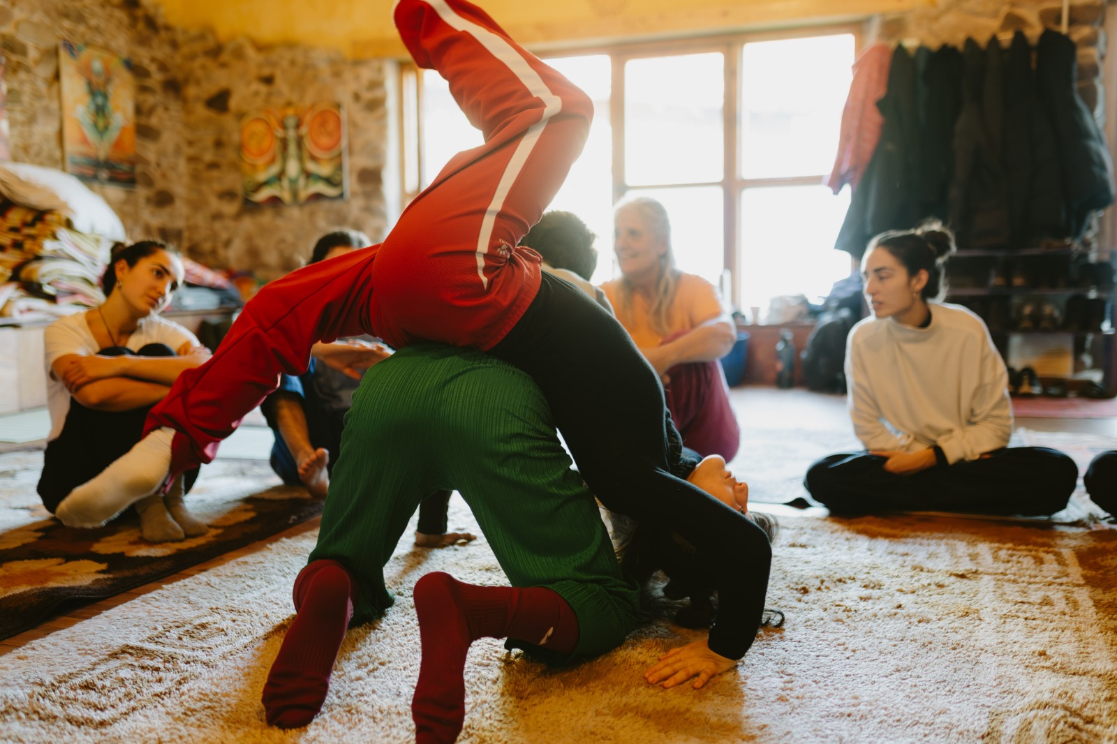 Práctica de Contact Improvisación con Gonzalo Barales